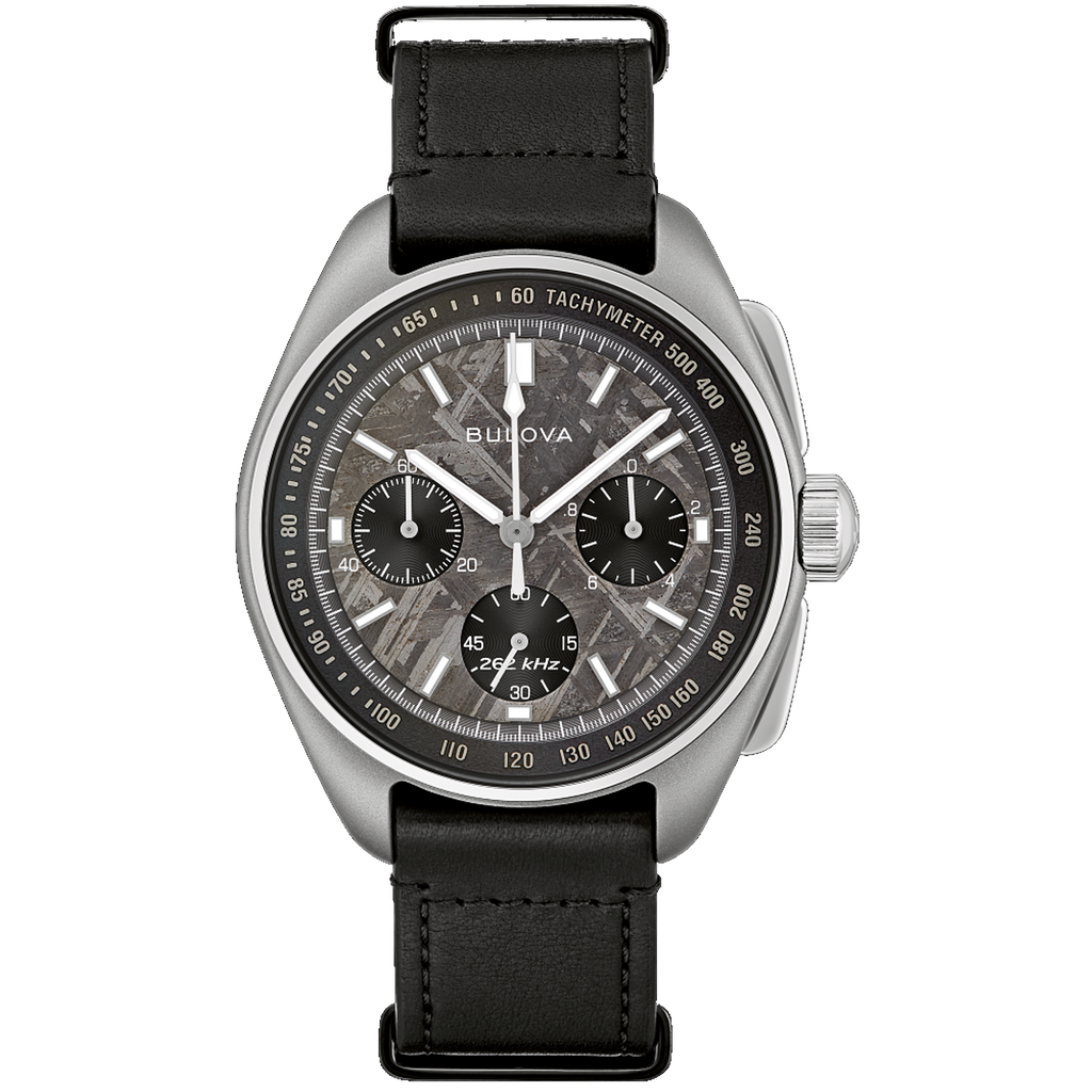 BULOVA Meteorite Limited Edition Lunar Pilot Stainless Steel Gray Blac Bezel House