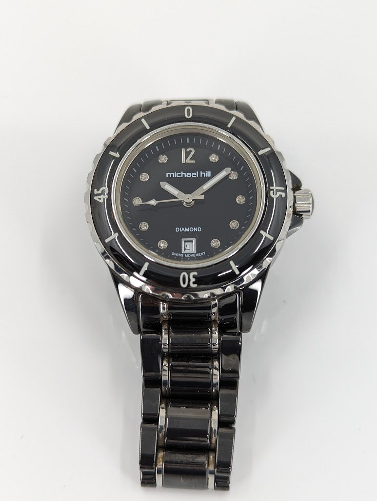 Michael hill black diamond cheap watch