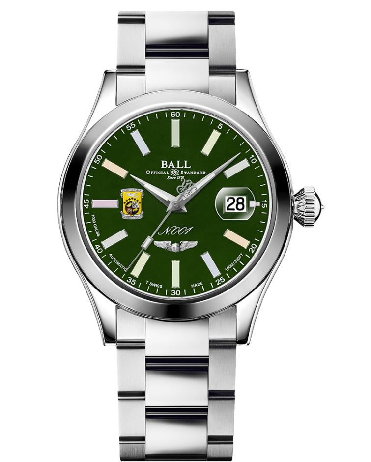 BALL Engineer Master II Doolittle Raiders Green Rainbow Lume (40mm) | NM3000C-S1-GRR