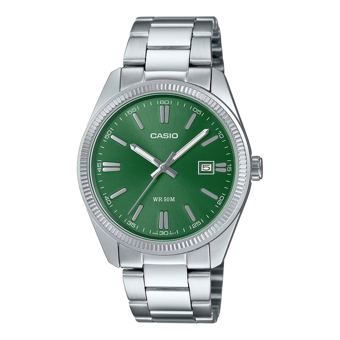 CASIO Vintage Green Stainless Steel | MTP1302D-3AV