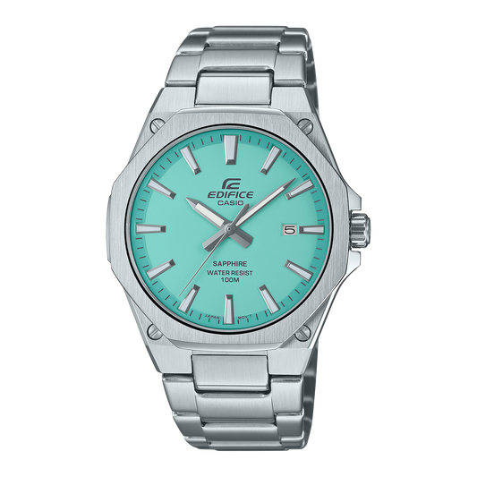 CASIO Edifice Slim Teal Dial | EFR-S108D-2BV