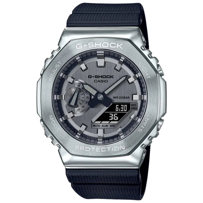 G-SHOCK Metal Covered 'Casioak' Silver | GM2100-1A