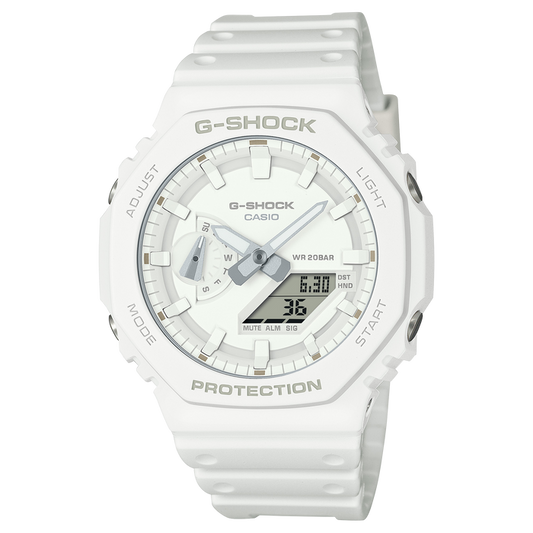 CASIO G-Shock Analog Digital White | GA2100-7A7