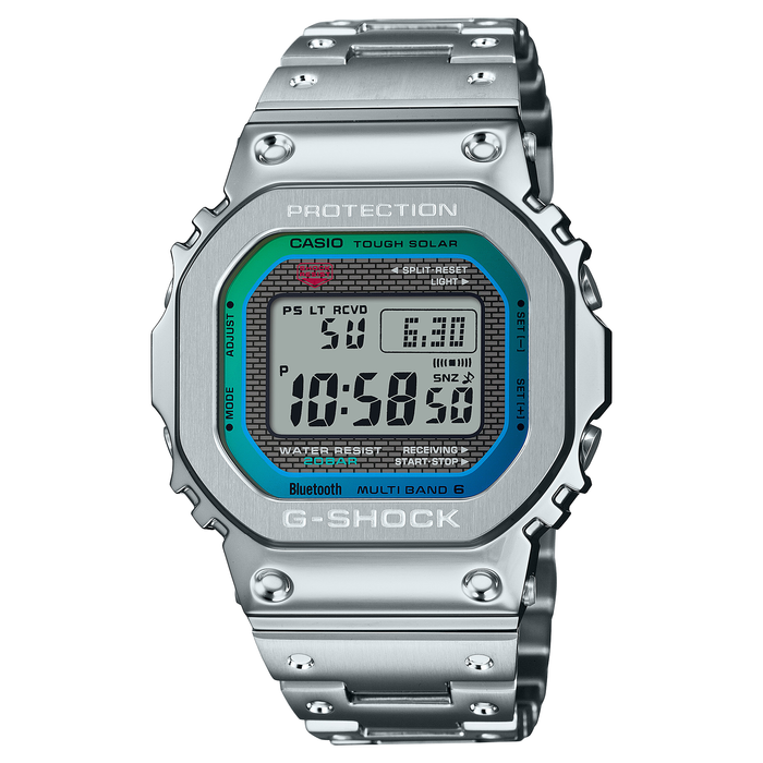 CASIO G-Shock Full Metal Solar Digital Silver | GMWB5000PC-1