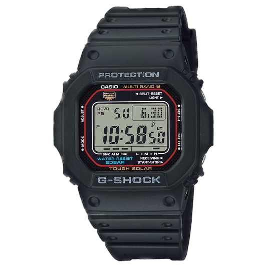 CASIO G-Shock Solar Atomic Black| GWM5610-1