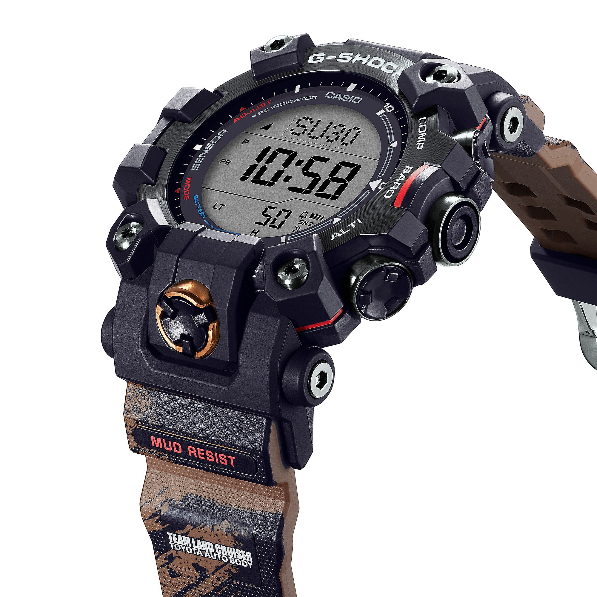 CASIO G Shock Mudman Team Land Cruiser Toyota Autobody Collaboration Bezel House