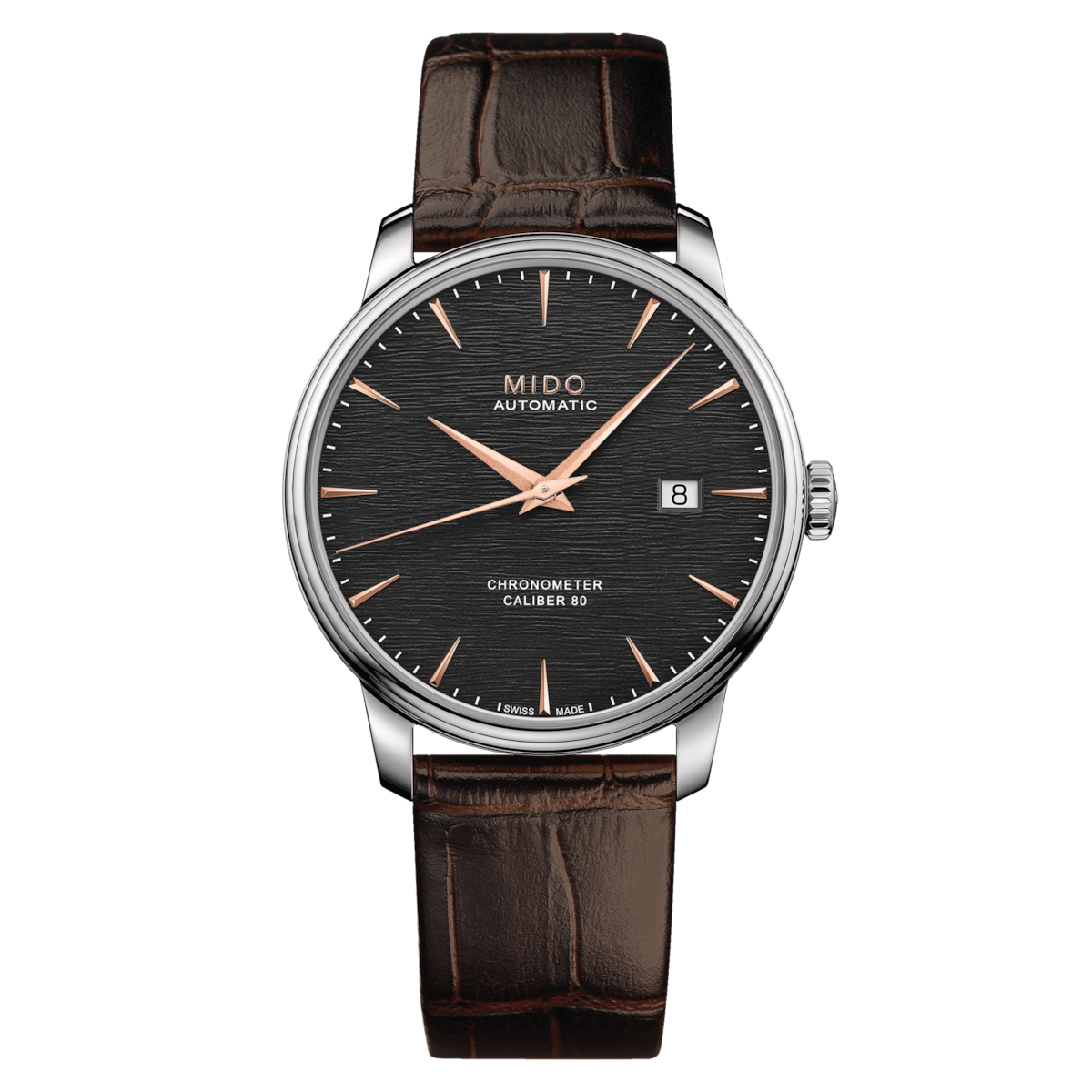 MIDO Baroncelli Chronometer Silicon Gent Black | M027.408.16.061.00