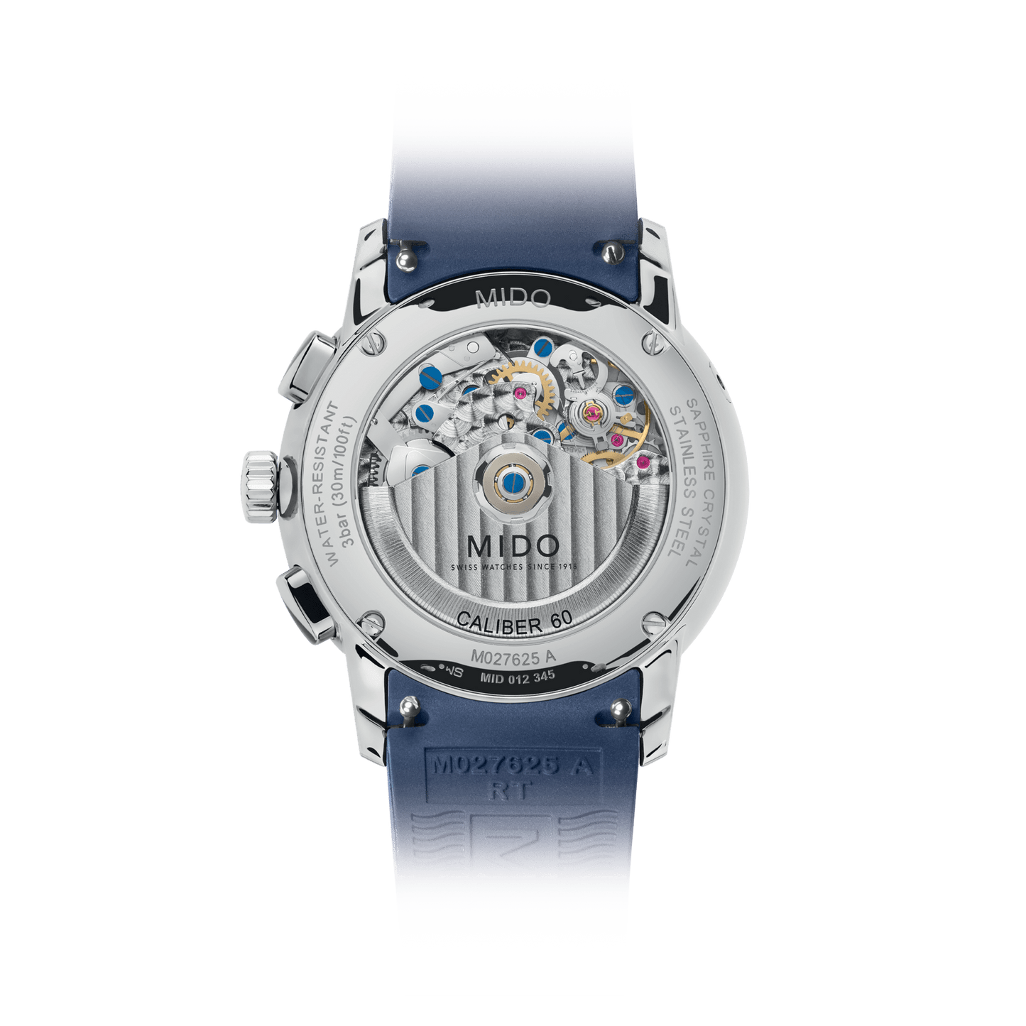 MIDO Baroncelli Chronograph Moonphase Blue Dial | M027.625.17.041.00