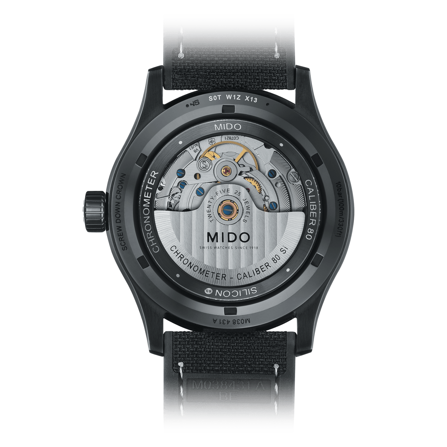 MIDO Multifort Chronometer 1 Black | M038.431.37.051.00