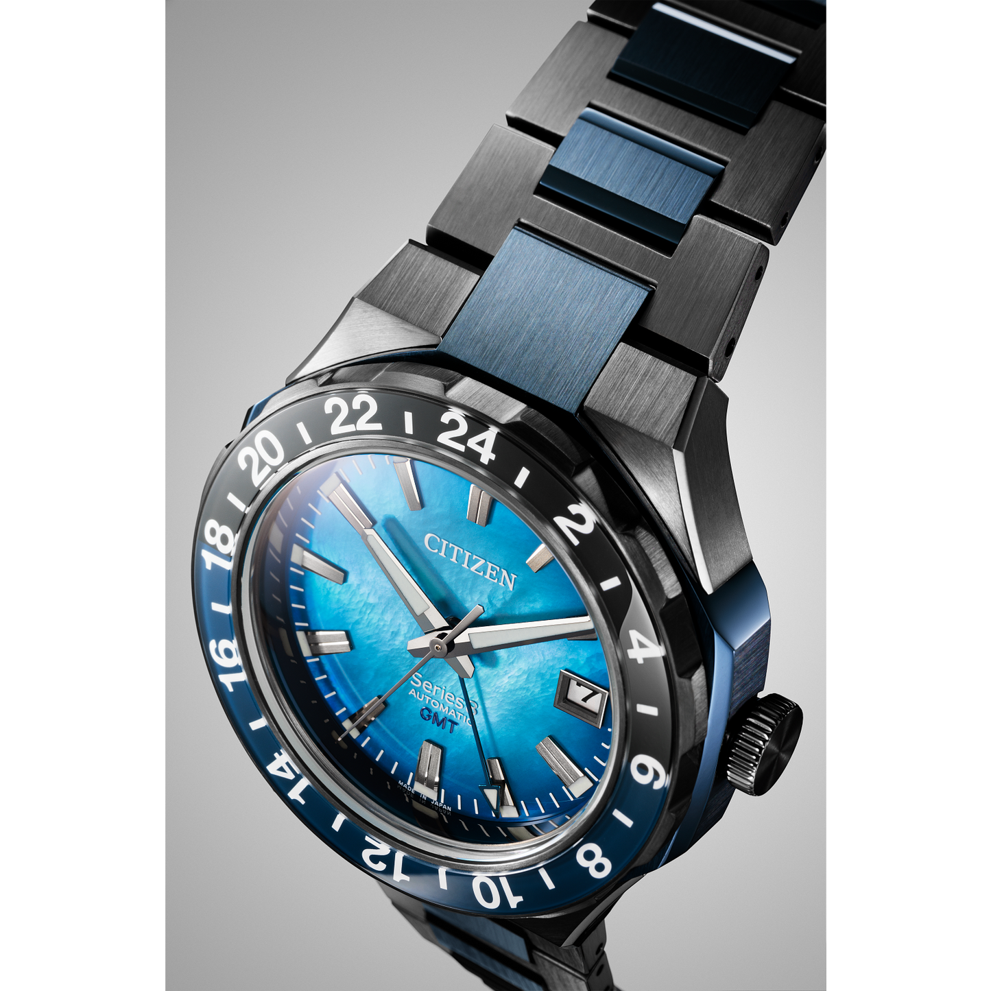 CITIZEN Series8 880 GMT 100th Anniversary Limited Edition Exclusive Blue | NB6036-52N