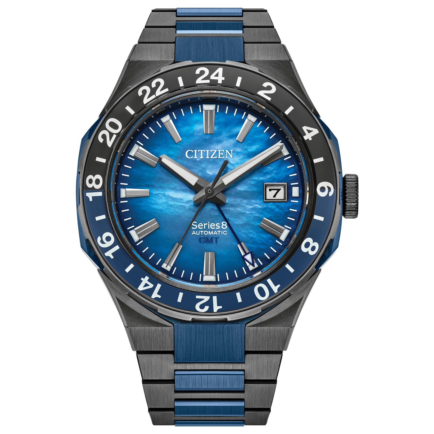 CITIZEN Series8 880 GMT 100th Anniversary Limited Edition Exclusive Blue | NB6036-52N