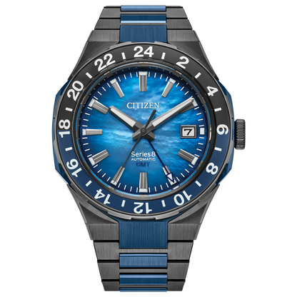 CITIZEN Series8 880 GMT 100th Anniversary Limited Edition Exclusive Blue | NB6036-52N