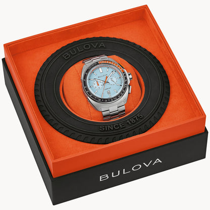 BULOVA Racer Chronograph Blue Dial Stainless Steel | 98B432