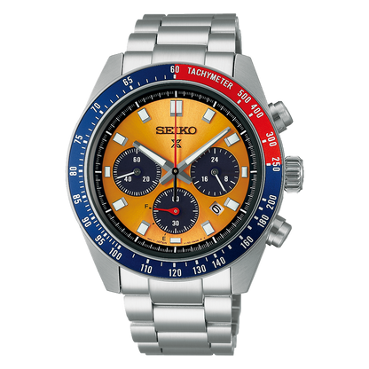 Seiko chronograph blue online