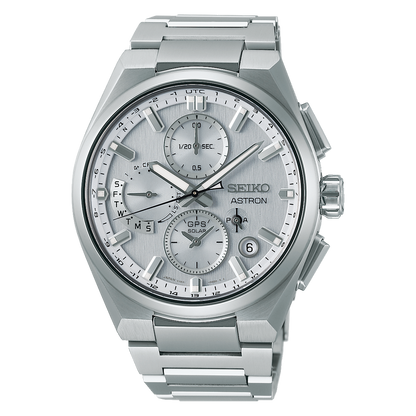 SEIKO Astron GPS Solar Chronograph  Silver Dial | SSH159