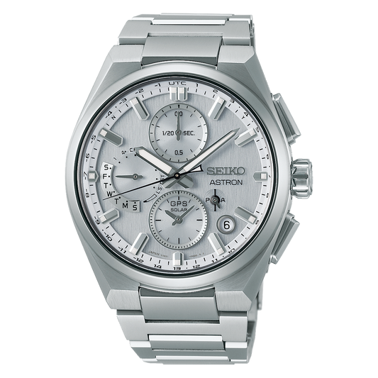 SEIKO Astron GPS Solar Chronograph  Silver Dial | SSH159