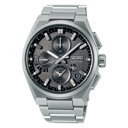 SEIKO Astron GPS Solar Chronograph Grey Dial | SSH163