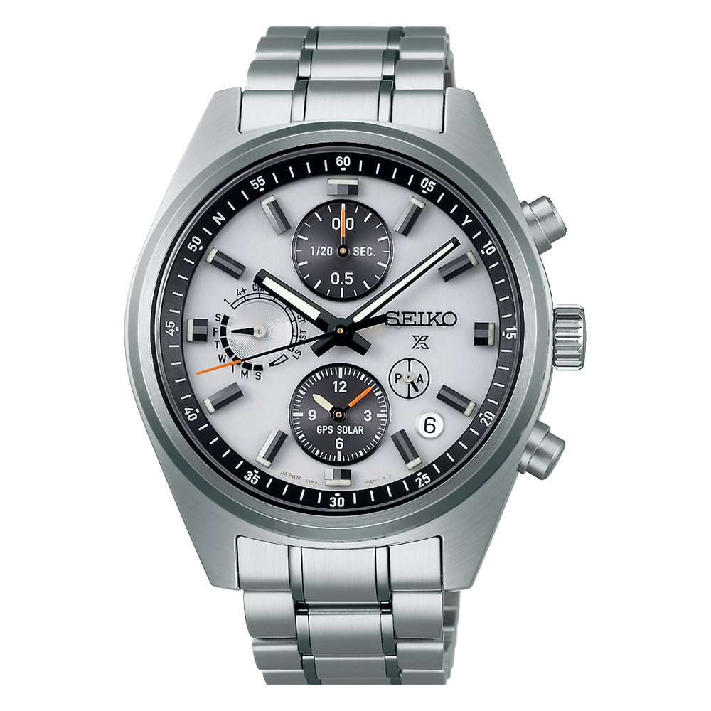 SEIKO Prospex Speedtimer Solar GPS Silver Dial | SSH165