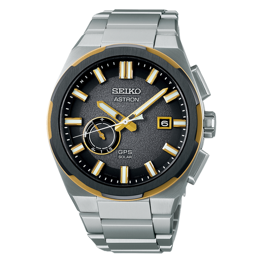 SEIKO Astron GPS Solar Black & Gold | SSJ026