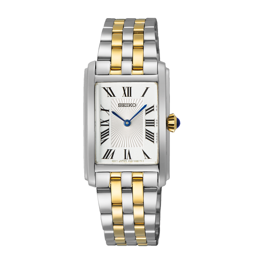 SEIKO Essentials Classic Two-Tone Dress Watch Ladies | SWR087