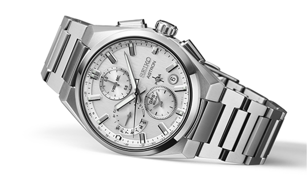 SEIKO Astron GPS Solar Chronograph  Silver Dial | SSH159