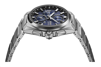 SEIKO Astron GPS Solar Chronograph Blue Dial | SSH161