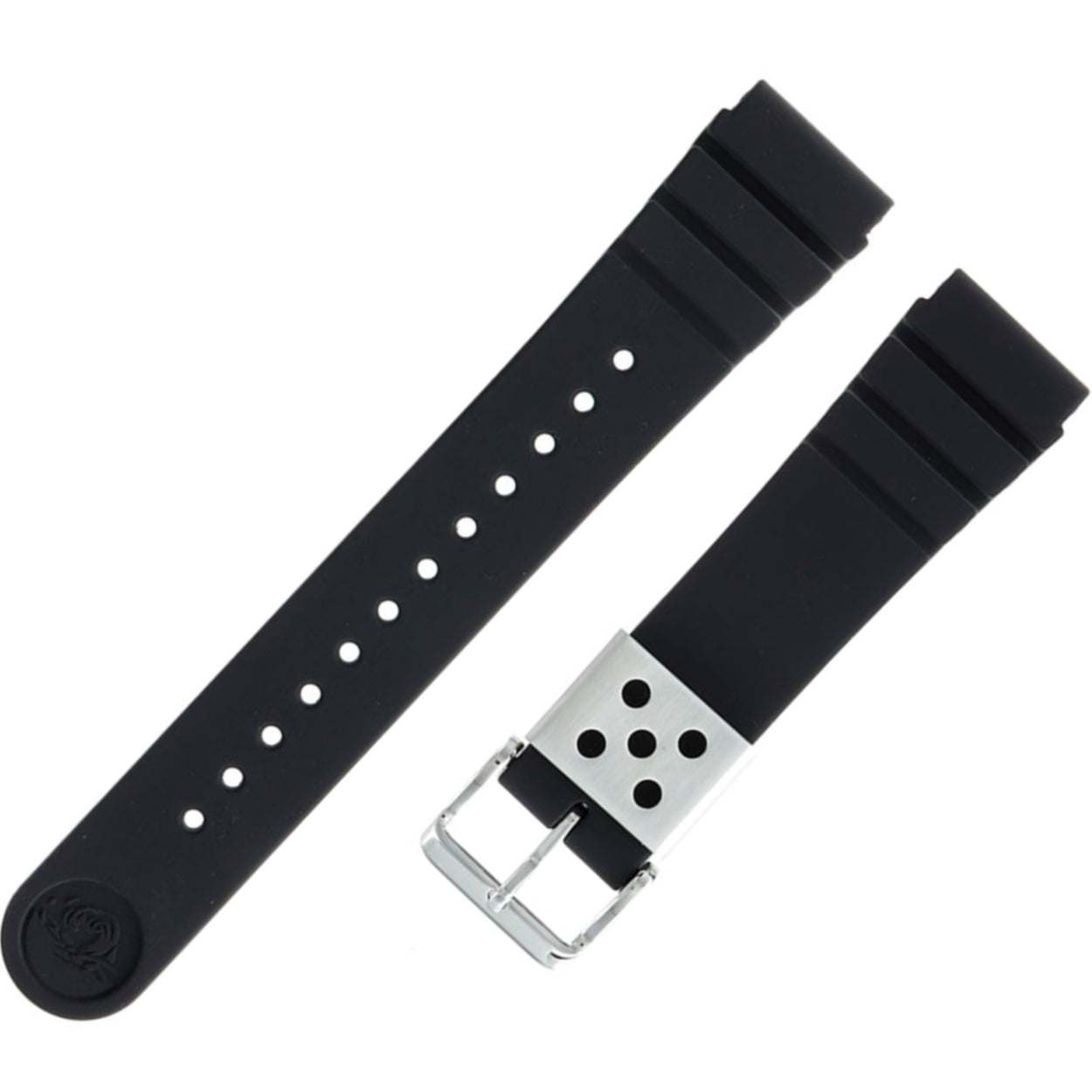 SEIKO Arnie Rubber Strap Black OEM 22 mm | R043011J0