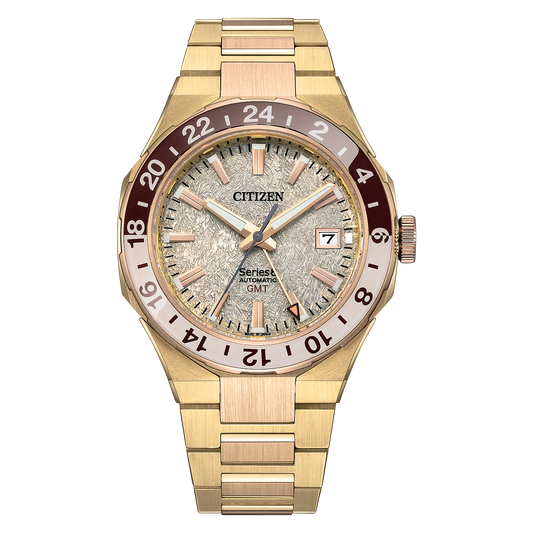 CITIZEN Series 8 880 GMT Limited Edition Gold Tone Dial  | NB6032-53P