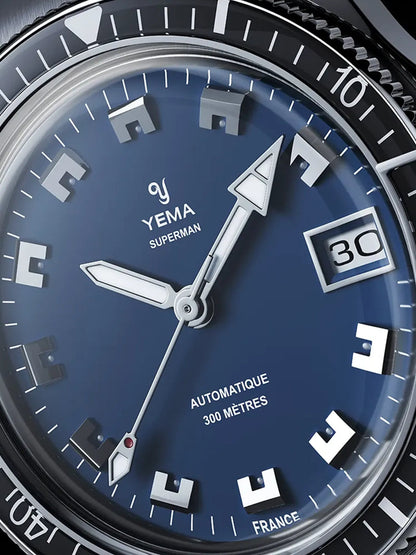 YEMA Superman Faf Search And Rescue Limited Edition Blue Stainless Steel 41mm | YAA22-41-GMS