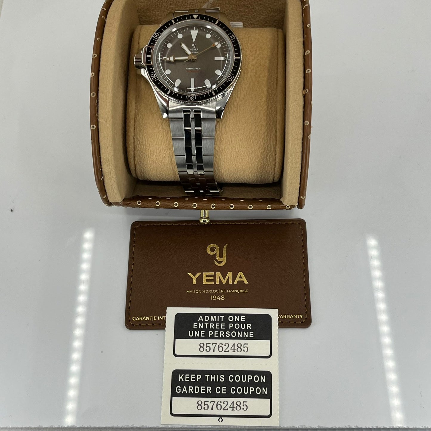 YEMA Superman 500 Destro Limited Edition Stainless Steel 41mm (YSUP22LHD41-CMS)