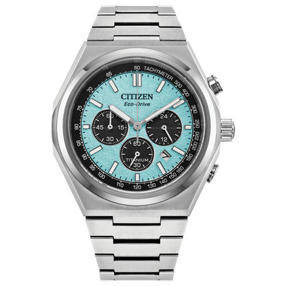 CITIZEN Zenshin Chrono Light Blue Dial | CA4610-85M