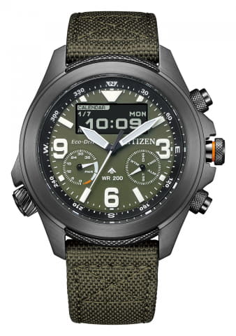 CITIZEN Promaster Land Eco-Drive Combination Green | JV1005-02W