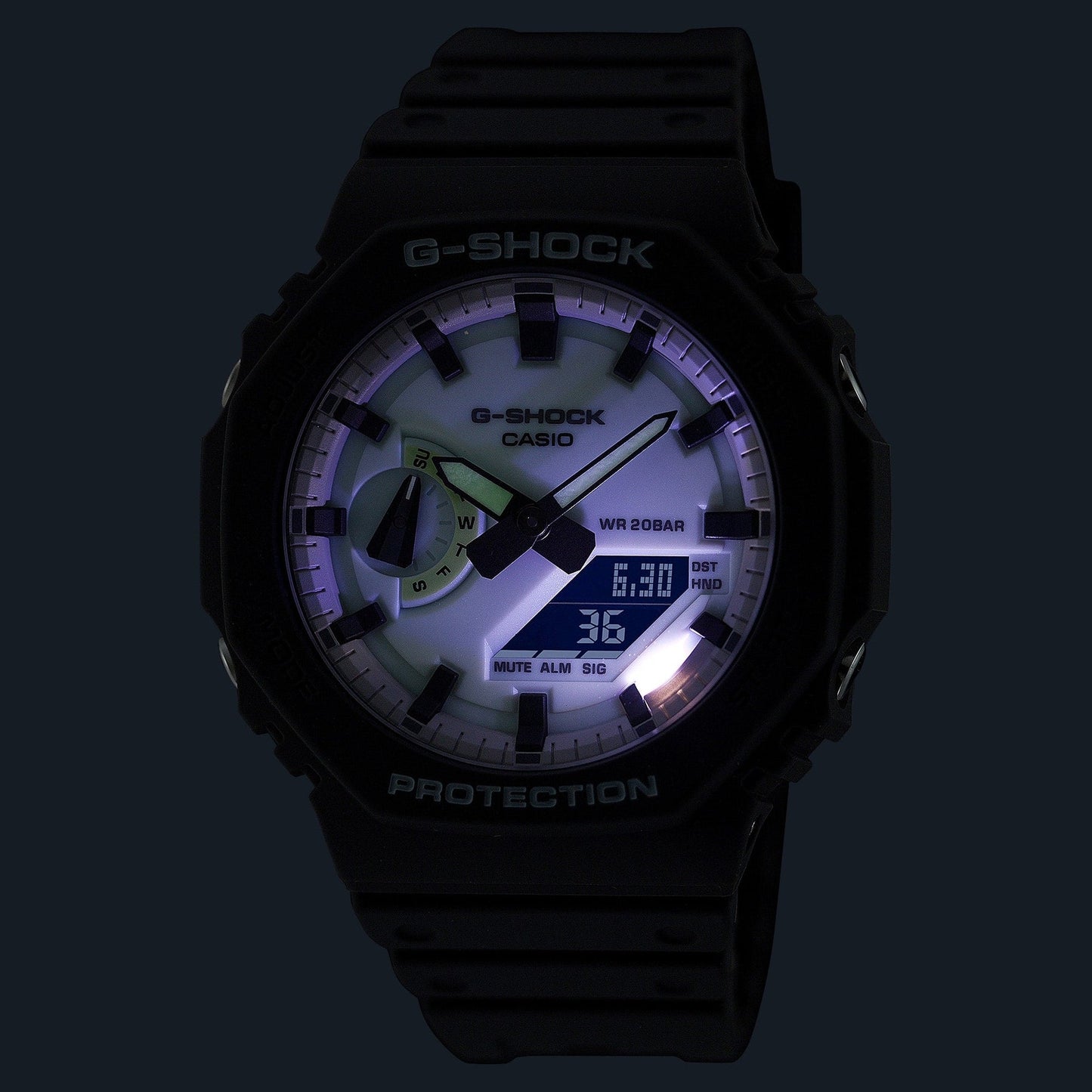 CASIO G-Shock Analog-Digital Luminescent Grey | GA-2100HD-8A