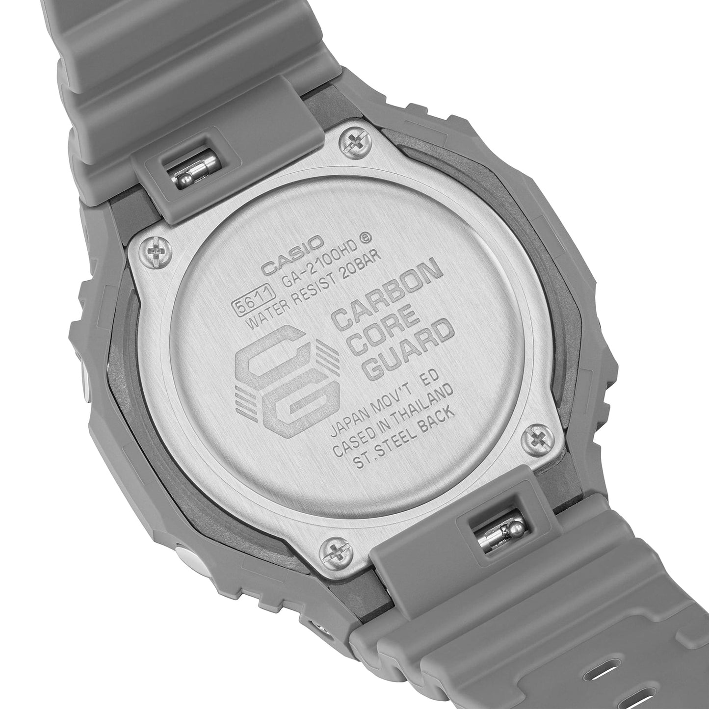 CASIO G-Shock Analog-Digital Luminescent Grey | GA-2100HD-8A