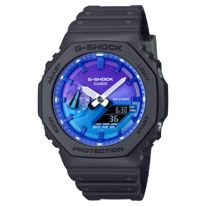 CASIO G-Shock Analog Digital Blue Flame Dial | GA2100FL-1A