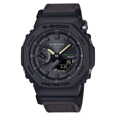 CASIO G-Shock Analog Digital Black Cloth Strap | GA-B2100CT-1A5CR