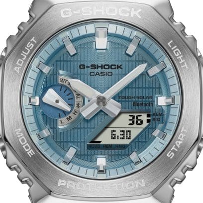 CASIO G-Shock Analog Digital Steel Blue Dial | GBM-2100A-1A2