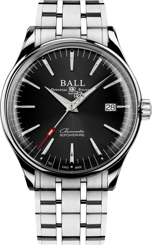 BALL Trainsmaster Manufacture 80 Hours | NM3280D-S1CJ-BK