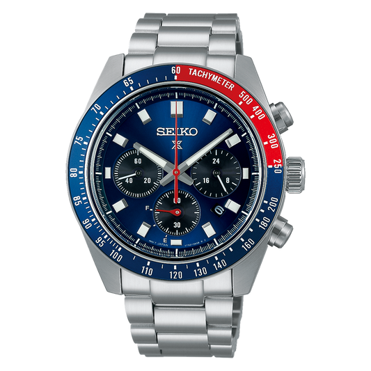 SEIKO Prospex Speedtimer Solar Chronograph Pepsi 41mm | SSC913